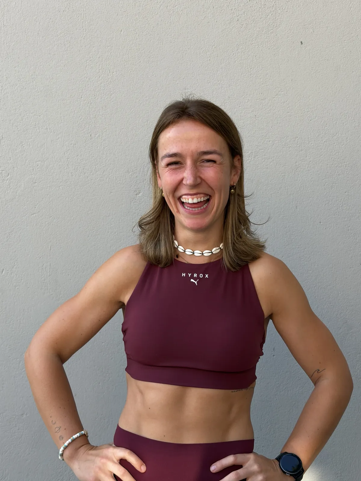 Porträt von Jana Schlemm, lachend